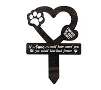 Maciun Dog Grave Marker - Memorial Garden Cemetery Stake - Cemetery Yard Decorations, Sympathy Dog Claw Plaques, Outdoor Remembrance Garden Grave Decor For Pets