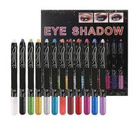 Maciun Eyeshadow Stick - Glitter Eye Pencil - Shimmer Eye Makeup Highlighter Stick, Eyeshadow Sticks Set For Women To Create Shimmer Eye Makeup