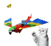 Maciun Flying Bird Toy for Cats - Flying Interactive Bird Cat Toy with Light Sound,Electronic Pet Supplies Hangable for Ceiling Jumping Exercise Stimulating Play Indoor Hunting