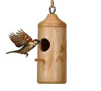 Maciun Hummingbird Nest - Wooden Bird Houses for Outdoors, Reusable Hummingbird House Made of Wood, Not Easily Deformed, for Outdoor Garden