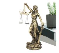 Maciun Lady Justice Statue | Resin Desktop Sculpture,Table Decoration Statue,for Bookcase Window Sill Bookshelf Dressing Table Nightstand Bedside Study Bedroom Living Room Home Bar