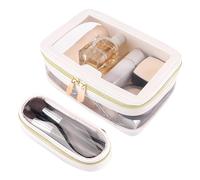 Maciun Large Capacity Makeup Bag | Transparent Makeup Storage Bag Large Capacity - Transparent Cosmetic Organizer Set for Travel, Business Trip, Beach
