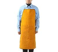 Maciun Leather Woodwork Apron, Woodworking Apron Welding Heat Insulation Protection Welders Blacksmith Leather Welder Apron