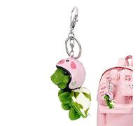 Maciun Turtle Keyring, Cute Turtle Cartoon Tortoise Filled Plush Key Ring, Turtle Plush Pendant Handbag Pendant, pink, 1
