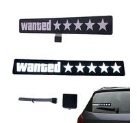 Maciun Wanted Electric Car Stickers for Windshield - Wanted Light Panel Decoration | Car Window Sticker, Light Up Sign, Decoration Accessories