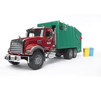 MACK Granite Garbage Truck (Red / Green)