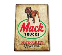 Mack Trucks Auto Garage Vintage Retro Tin Sign Metal Sign TIN SIGN 7.8X11.8 INCH