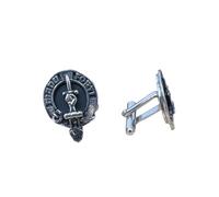 MacKay Clan Crest Pewter T-Bar Cufflinks
