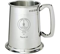 MacKay Clan Crest Tankard 1 Pint Pewter