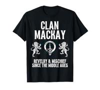 MacKay Clan Scottish Name Coat Of Arms Tartan Family Party T-Shirt