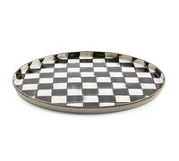 MacKenzie-Childs Courtly Check Enamel Round Tray