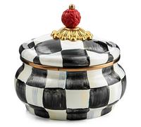 MacKenzie-Childs Courtly Check Enamel Squashed Pot