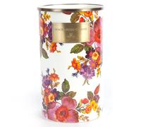MacKenzie-Childs Flower Market Utensil Holder - White 5" W x 8.5" H