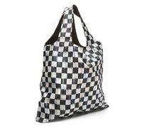 MACKENZIE-CHILDS To-Go Tote, Reusable Tote Bag for Work or Shopping, Black-and-White Courtly Check, Checkered, 19"