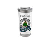 Mackenzie Clan Badge & Tartan Stainless Steel Insulated Tumbler
