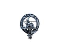 MacKenzie Clan Crest Pewter Cap Badge Brooch