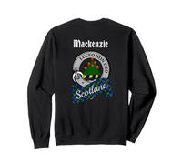 Mackenzie Scottish Clan Badge & Tartan Sweatshirt