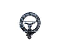 MacKenzie (Seaforth Highlanders) Clan Crest Pewter Cap Badge Brooch