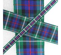 Mackenzie Tartan Ribbon Scotland Scottish 5 Widths Buy 1 2 or 4 Metres 15 888D, 16mm, 1 Metre