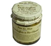 Mackerel Fillets in Organic Olive Oil 250 g