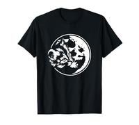 Mackerel Tabby Cat Moon Kitten T-Shirt