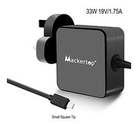 Mackertop 33W 19V 1.75A Power Adapter Laptop Charger, with 6.6Ft Power Cord Cable for Asus vivobook e200 e202 e202s e202sa e205sa e200ha f205ta eeebook x205 x205t x205ta chromebook c201 c201pc c201pa