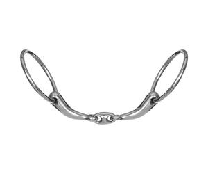 Mackey Anatomic Double Jointed Solid Snaffle Bit