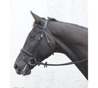 Mackey Classic Flash Bridle - Pony - Black