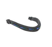 Mackey Sparkle Browband - Black Leather Midnight - Pony