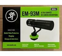 Mackie EM-93M Mini Phone/Camera Microphone, BNIB full warranty