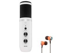 Mackie EM-USB White USB Condenser Microphone with In-Ear Headphones
