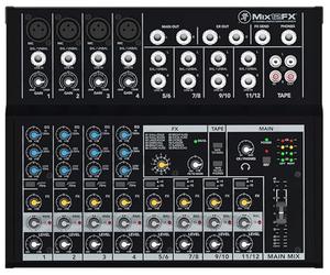 Mackie Mix12FX 12-Channel Analog Mixer With Effects and 3-Band EQ