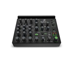 Mackie MobileMix 8-Channel USB-Powerable Mixer for A/V Production, Live Sound and Streaming With Instruments, Microphones and Bluetooth®