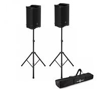Mackie SRT210 10" Active PA Speaker Pair with Stands
