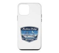 Mackinac Bridge Michigan Travel Landmark Vintage Retro Case for iPhone 12 mini