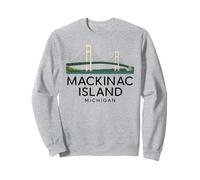 Mackinac Island Bridge Architecture Michigan Great Lakes Sweatshirt