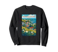 Mackinac Island Lake Huron Michigan Colorful Scenic Travel Sweatshirt