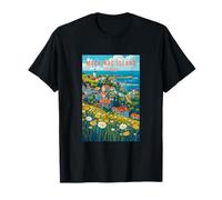 Mackinac Island Lake Huron Michigan Colorful Scenic Travel T-Shirt