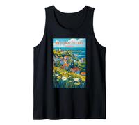 Mackinac Island Lake Huron Michigan Colorful Scenic Travel Tank Top
