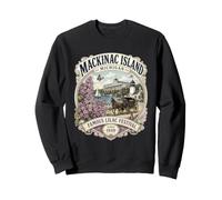 Mackinac Island Lilacs Northern Michigan Design Bloom Season Sweatshirt