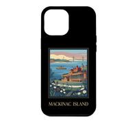 Mackinac Island Michigan Great Lakes Vintage Retro Art Case for iPhone 12 Pro Max