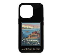 Mackinac Island Michigan Great Lakes Vintage Retro Art Case for iPhone 13 Pro