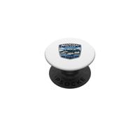 Mackinac Island Michigan Travel Vintage Retro PopSockets Adhesive PopGrip