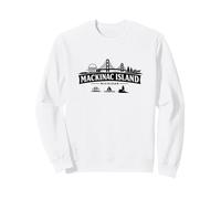 Mackinac Island Michigan USA Classic Minamalist Novelty Sweatshirt