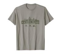 Mackinac Island Michigan USA Classic Minamalist Novelty T-Shirt