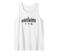 Mackinac Island Michigan USA Classic Minamalist Novelty Tank Top