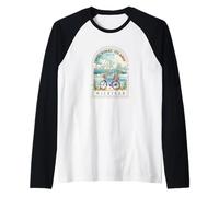 Mackinac Island State Park Michigan USA Lake Huron Souvenir Raglan Baseball Tee
