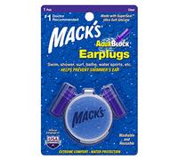 MACKS Swimming Surfing Water Sports Earplugs Mack's Aqua Block Swimmer Ear Plugs