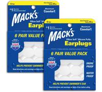 Mack's Pillow Soft Silicone Putty Ear Plugs 6 Pairs Value Pack
