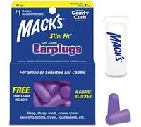 Mack's Safesound Soft Foam Slim Fit Earplugs - Pack of 10 Pairs